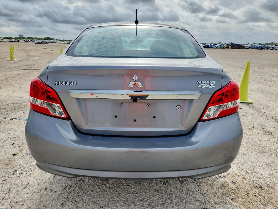 2019 Mitsubishi Mirage VIN ML32F3FJ9KHF18918 COPART salvage auction — FRONT END, Tx - Salvage Vehicle Title, sold $325 on 2026-07-23 (photo 6)