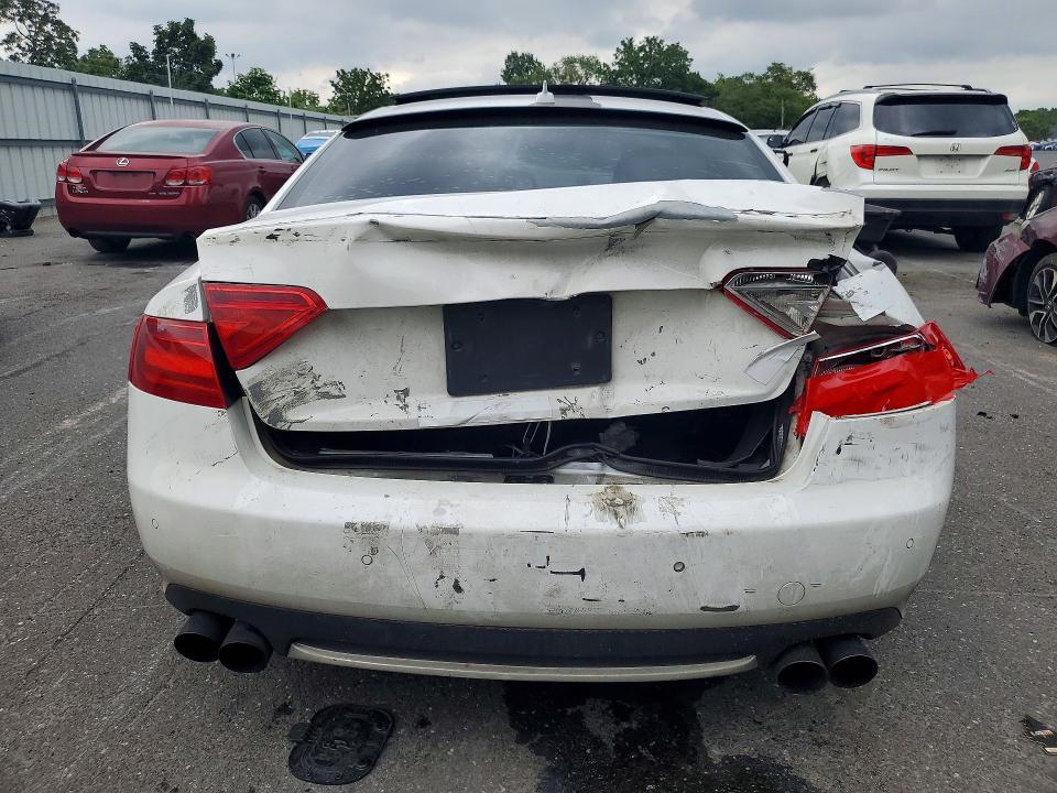 2009 Audi A5 quattro VIN WAUDK78T29A008608 COPART salvage auction — REAR END, MD - CERT OF SALVAGE > 75% DAMAGE (P), sold $125 on 2026-07-28 (photo 6)