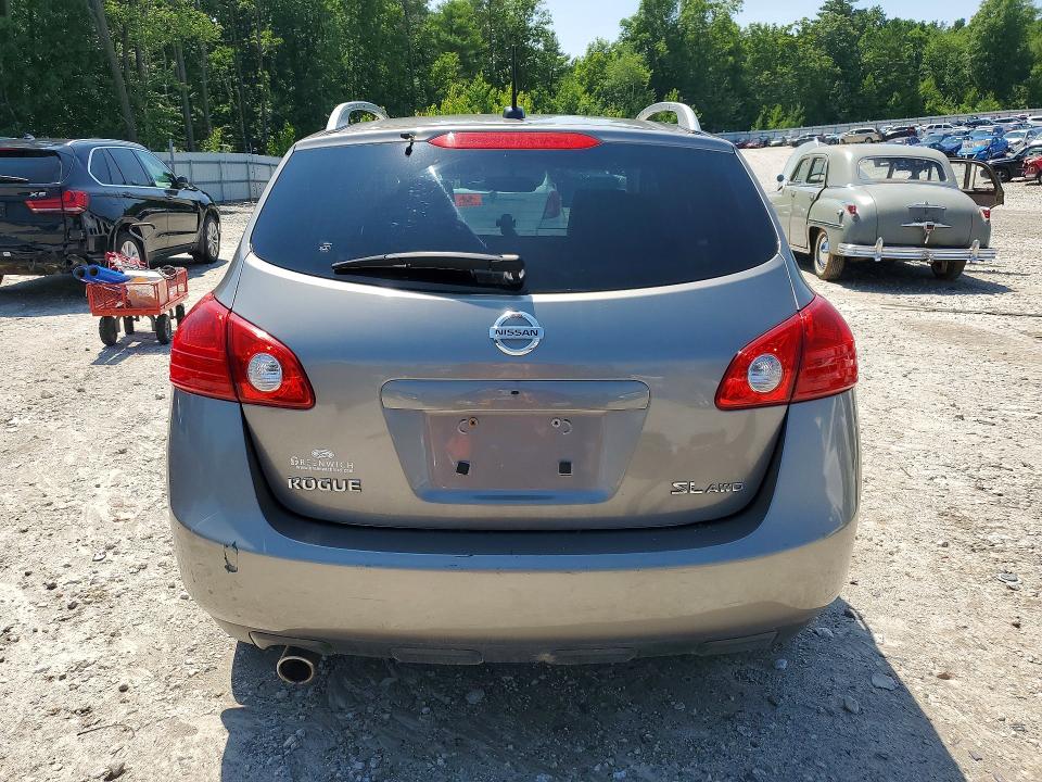 2009 Nissan Rogue VIN JN8AS58V99W442219 COPART salvage auction — FRONT END, MA - CERT OF TITLE-RECONSTRCTD COLL, sold $450 on 2026-07-22 (photo 6)