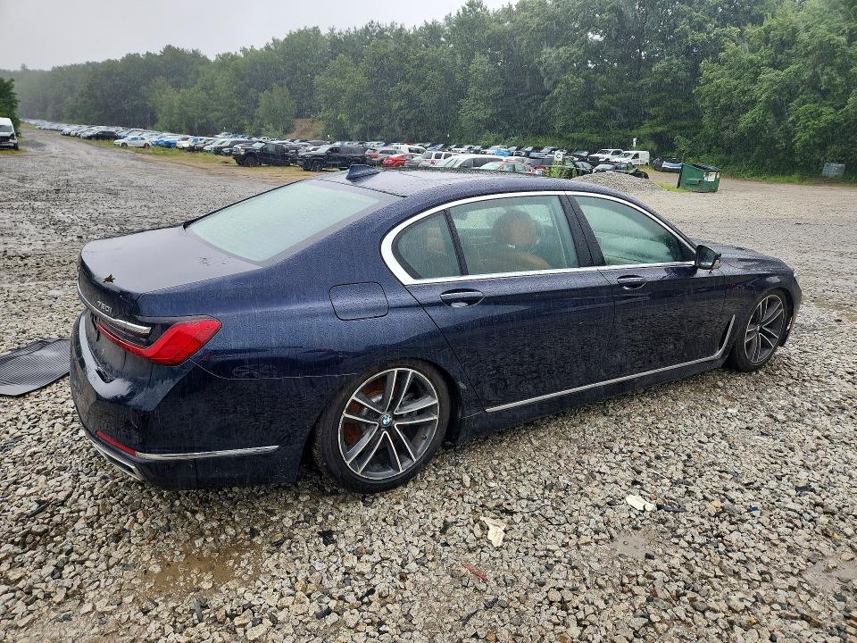 2020 BMW 7er VIN WBA7U2C09LBM62153 COPART salvage auction — MINOR DENT/SCRATCHES, Wv - Certificate Of Title (P), sold $15,700 on 2026-08-18 (photo 3)