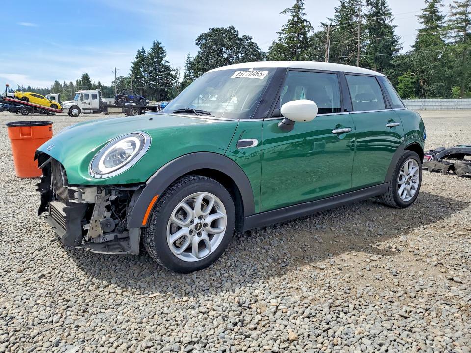 2021 Mini Cooper VIN WMWXU7C01M2N62293 COPART salvage auction — FRONT END, Wa - Bill Of Sale, sold $5,500 on 2026-07-10 (photo 1)