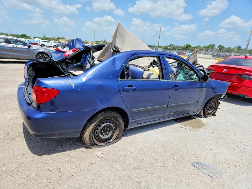 2006 Toyota Corolla VIN JTDBR32E360074790 COPART salvage auction — ALL OVER, Fl - Certificate Of Destruction, sold $10 on 2026-07-28 (photo 3)