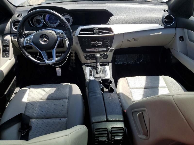2014 Mercedes-benz C-klasse VIN WDDGF4HB3ER319654 COPART salvage auction — REAR END, Ca - Salvage Certificate, sold $1,200 on 2026-07-14 (photo 8)