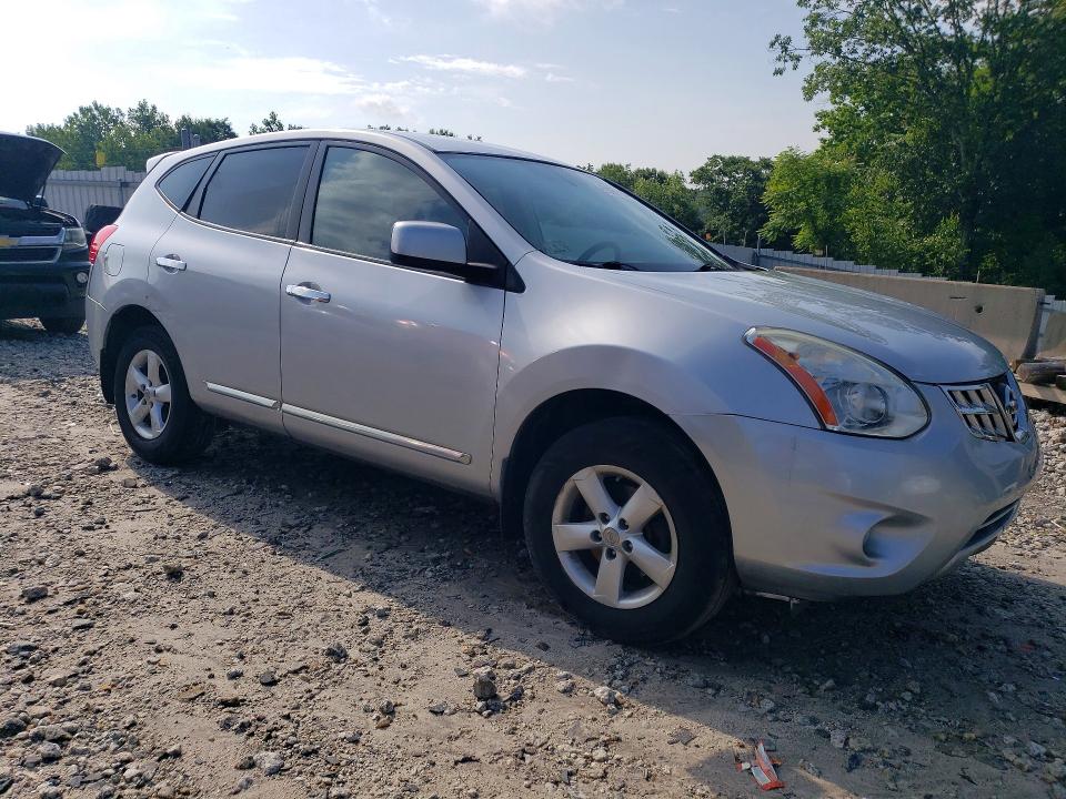 2013 Nissan Rogue VIN JN8AS5MV9DW630303 COPART salvage auction — REAR END, MA - CERT OF TITLE-SALVAGE, sold $625 on 2026-07-22 (photo 4)