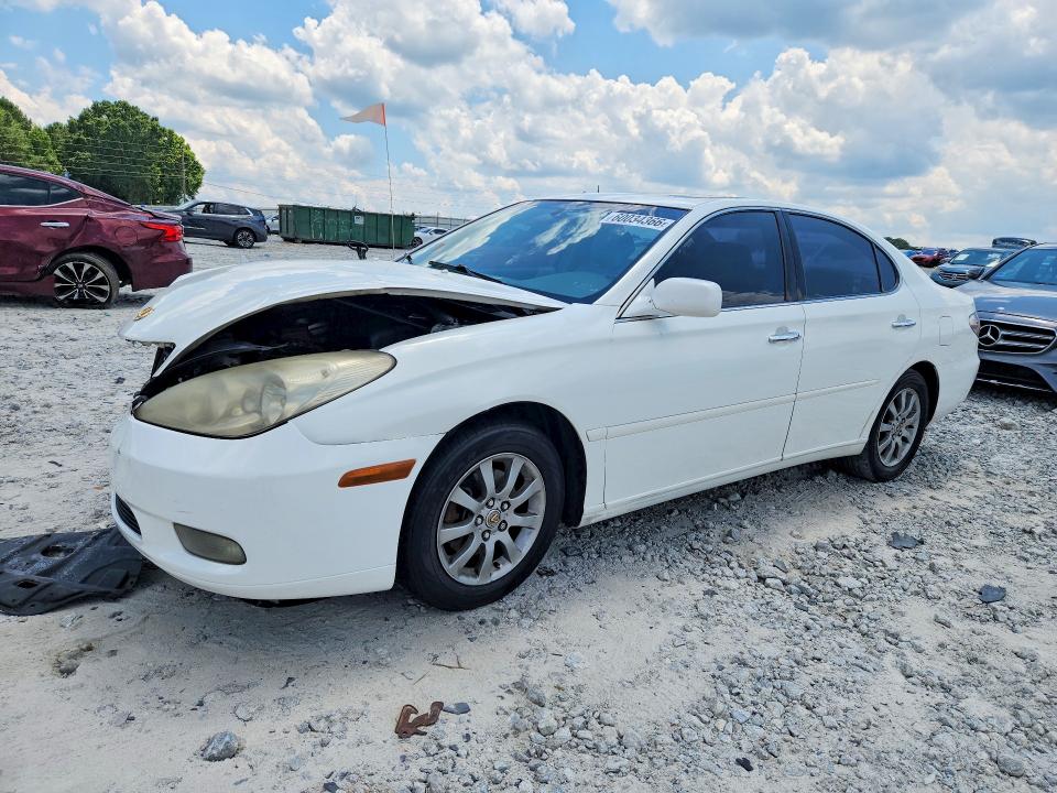 2004 Lexus ES VIN JTHBA30G340023409 COPART salvage auction — FRONT END, Ga - Cert Of Title-Salvage, sold $300 on 2026-07-20 (photo 1)