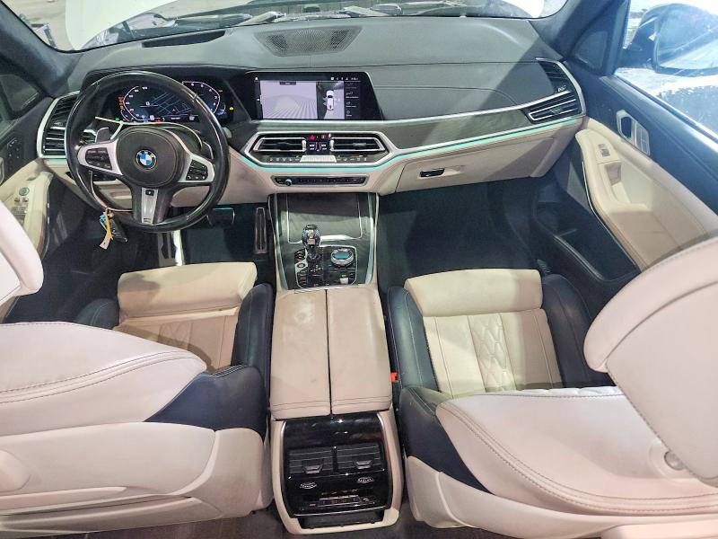 2022 BMW X7 VIN 5UXCX6C02N9J96015 COPART salvage auction — REAR END, Fl - Cert Of Title Slvg Rebuildable, sold $25,500 on 2026-07-27 (photo 8)