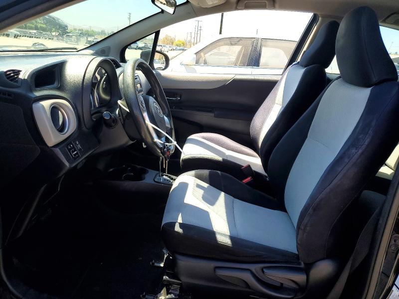 2012 Toyota Yaris VIN JTDJTUD32CD505266 COPART salvage auction — FRONT END, Ca - Salvage Certificate, sold $1,450 on 2026-07-23 (photo 7)