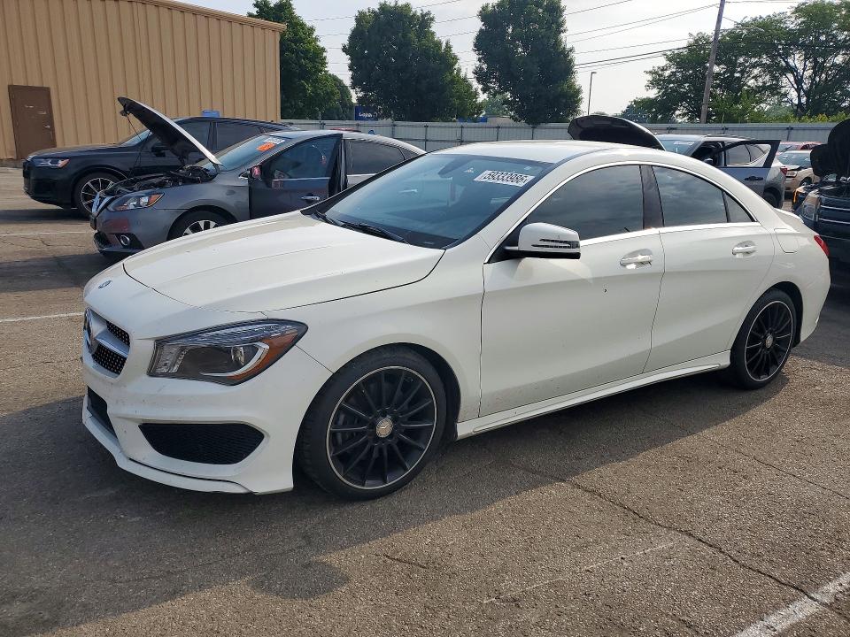 2015 Mercedes-benz Cla-klasse VIN WDDSJ4EBXFN239399 COPART salvage auction — SIDE, Oh - Cert Of Title-Salvage, sold $1,700 on 2026-07-17 (photo 1)