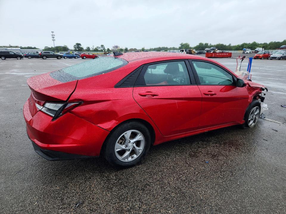2021 Hyundai Elantra VIN 5NPLL4AG0MH017123 COPART salvage auction — FRONT END, Ny - Mv-907A Salvage Certificate, sold $2,700 on 2026-07-22 (photo 3)