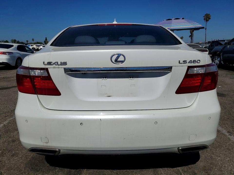 2007 Lexus Ls VIN JTHBL46FX75040410 COPART salvage auction — MINOR DENT/SCRATCHES, CA - DIS/DLR/EXP ONLY CLEAN TITLE, sold $90 on 2026-07-21 (photo 6)
