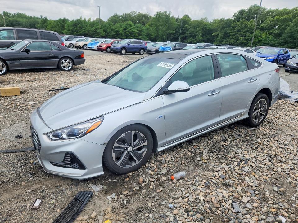 2018 Hyundai Sonata VIN KMHE34L38JA084067 COPART salvage auction — FRONT END, Ct - Cert Of Title-Salvage, sold $475 on 2026-07-28 (photo 1)