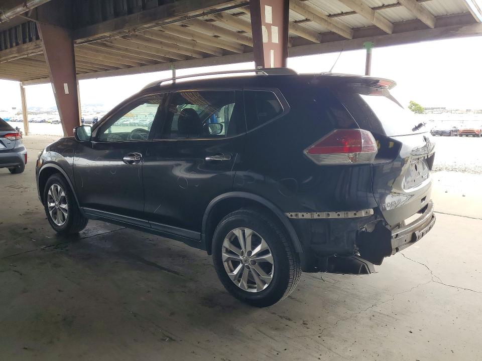 2016 Nissan Rogue VIN KNMAT2MV4GP698109 COPART salvage auction — REAR END, Ca - Salvage Certificate, sold $925 on 2026-07-30 (photo 2)