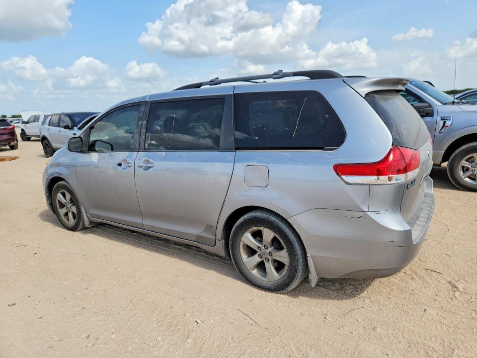 2012 Toyota Sienna VIN 5TDKK3DC4CS196373 COPART salvage auction — SIDE, Tx - Certificate Of Title, sold $1,500 on 2026-07-23 (photo 2)