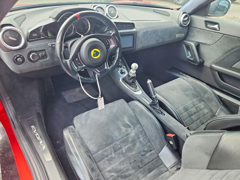 2017 Lotus Evora VIN SCCLMDVN4HHA10753 COPART salvage auction — FRONT END, Nj - Cert Of Title-Salvage, sold $26,000 on 2026-09-03 (photo 8)