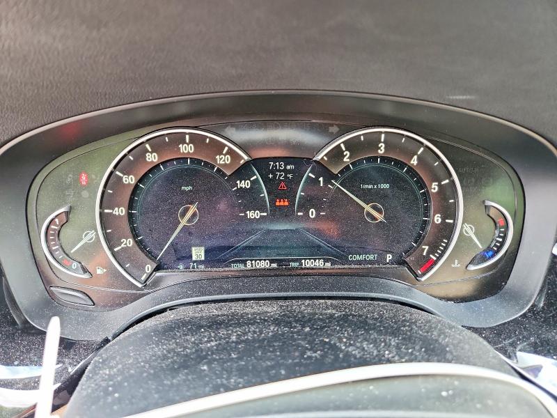 2019 BMW 5er VIN WBAJE7C52KWW38141 COPART salvage auction — ROOF, NY - MV-907A SALVAGE CERTIFICATE, sold $8,100 on 2026-07-23 (photo 9)