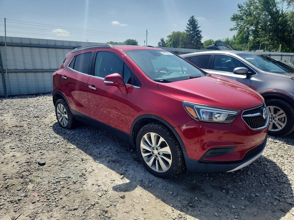 2017 Buick Encore VIN KL4CJESB2HB159487 COPART salvage auction — FRONT END, Oh - Certificate Of Title, sold $3,150 on 2026-07-27 (photo 4)