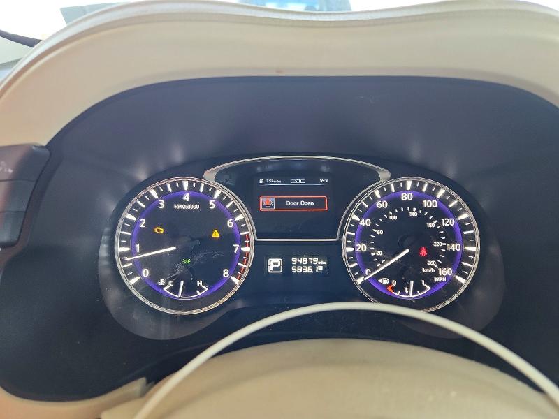 2014 Infiniti Qx60 VIN 5N1AL0MMXEC545567 COPART salvage auction — FRONT END, Ca - Salvage Certificate, sold $1,700 on 2026-07-09 (photo 9)