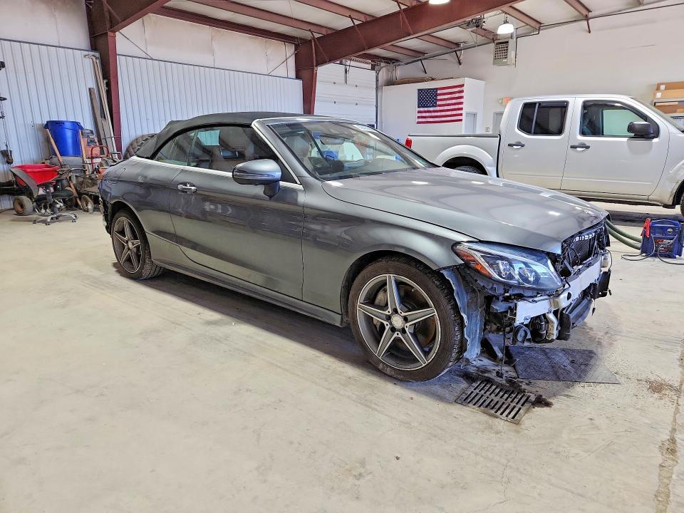 2017 Mercedes-benz C-klasse VIN WDDWK4KB8HF434112 COPART salvage auction — FRONT END, Pa - Certificate Of Salvage, sold $4,750 on 2026-08-07 (photo 4)