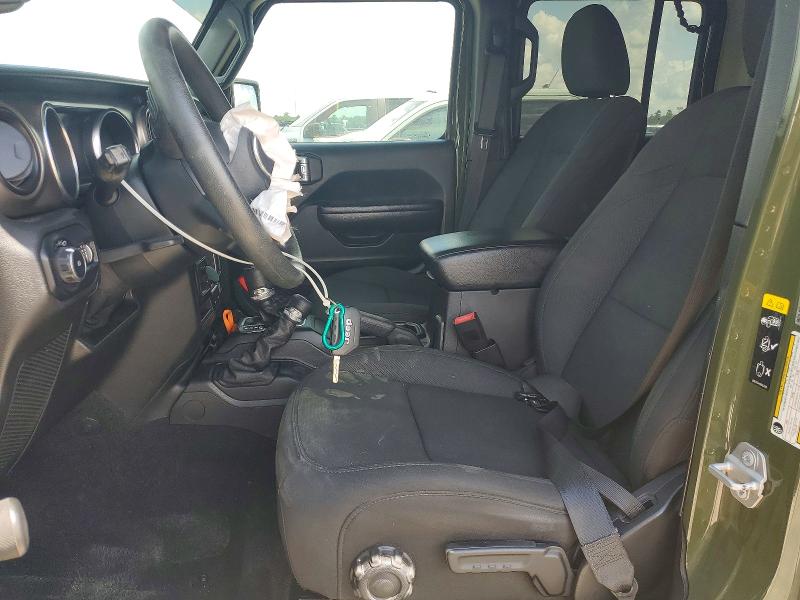 2020 Jeep Wrangler / VIN 1C4HJXDG2LW290744 COPART salvage auction — FRONT END, TX - SALVAGE VEHICLE TITLE, sold $7,500 on 2026-07-28 (photo 7)