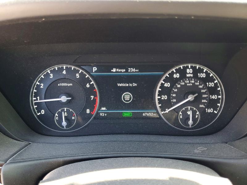 2019 Genesis G90 VIN KMTF34JA7KU061620 COPART salvage auction — SIDE, Tx - Certificate Of Title, sold $7,300 on 2026-09-08 (photo 9)
