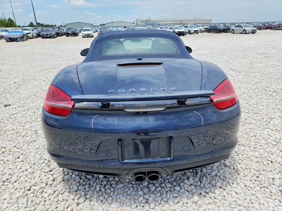 2014 Porsche Boxster VIN WP0CB2A85EK140113 COPART salvage auction — FRONT END, Tx - Salvage Vehicle Title, sold $12,300 on 2026-07-23 (photo 6)
