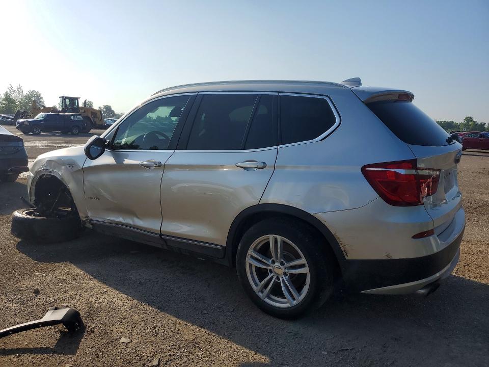 2013 BMW X3 VIN 5UXWX9C56D0A09486 COPART salvage auction — FRONT END, On - Permit Salvage, sold $150 on 2026-07-21 (photo 2)