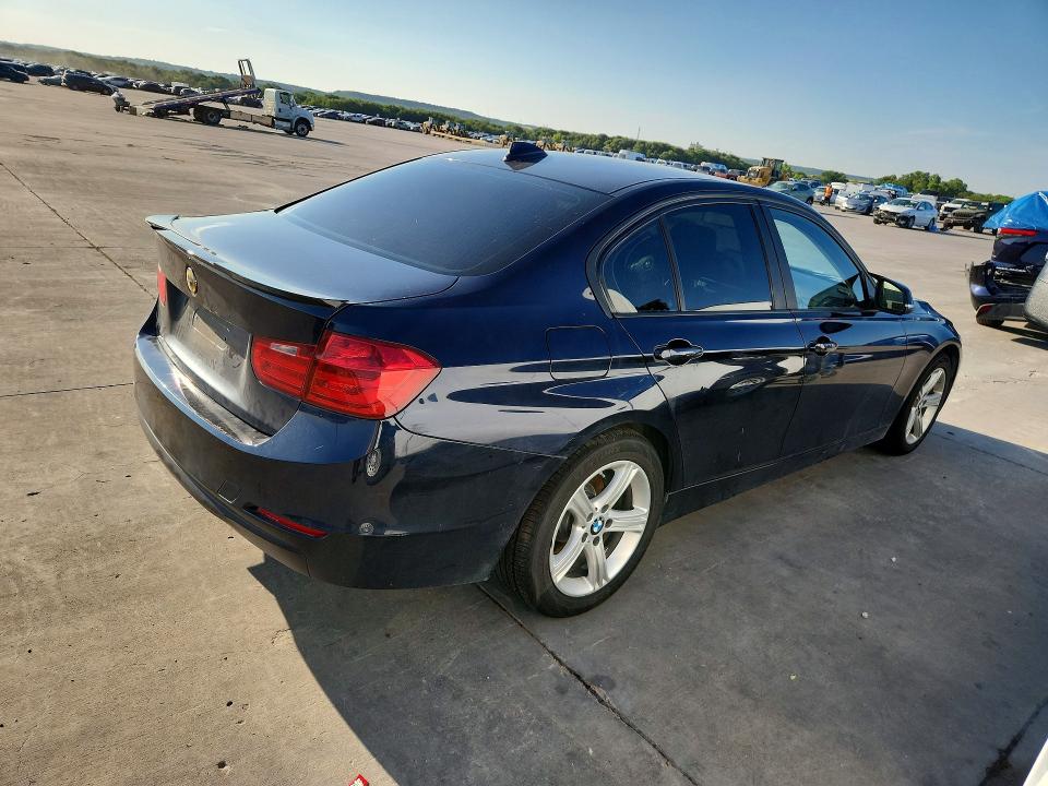 2014 BMW 3er VIN WBA3B1G51ENS77813 COPART salvage auction — SIDE, Tx - Certificate Of Title (P), sold $250 on 2026-07-20 (photo 3)