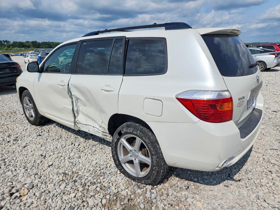 2009 Toyota Highlander VIN JTEDS41A692086728 COPART salvage auction — SIDE, Mi - Certificate Of Title, sold $725 on 2026-07-30 (photo 2)