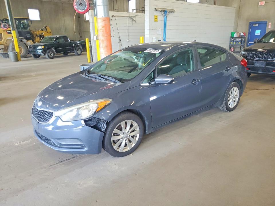 2014 Kia Forte VIN KNAFX4A61E5239662 COPART salvage auction — MECHANICAL, IL - CERTIFICATE OF TITLE, sold $675 on 2026-07-16 (photo 1)