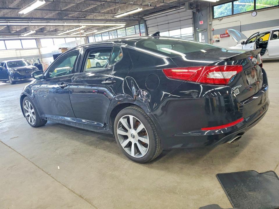 2012 Kia Optima VIN 5XXGR4A69CG055581 COPART salvage auction — REAR END, Il - Certificate Of Title, sold $400 on 2026-07-13 (photo 2)