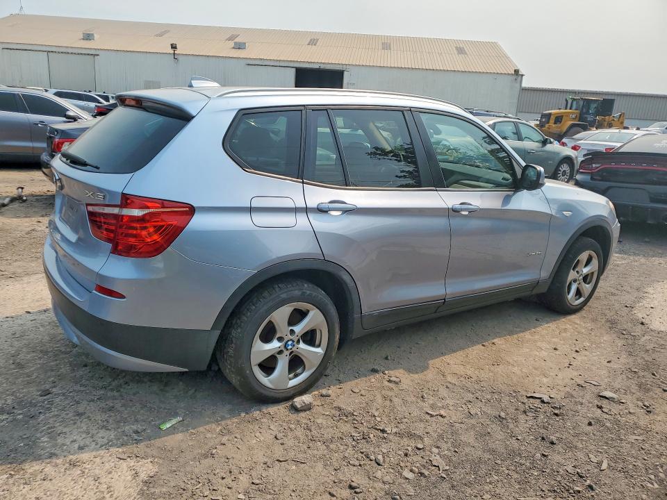 2012 BMW X3 VIN 5UXWX5C56CL727428 COPART salvage auction — SIDE, Pa - Certificate Of Salvage, sold $850 on 2026-07-20 (photo 3)