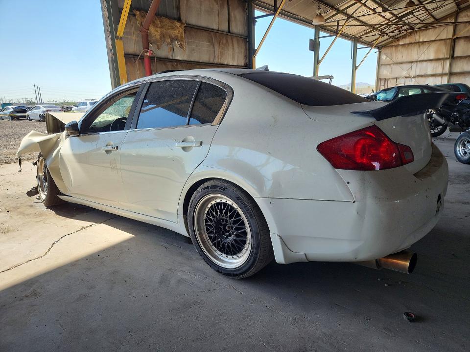2009 Infiniti G37 VIN JNKCV61E29M012439 COPART salvage auction — FRONT END, AZ - CERT OF TITLE-RESTORED SALVAGE (P), sold $500 on 2026-07-13 (photo 2)