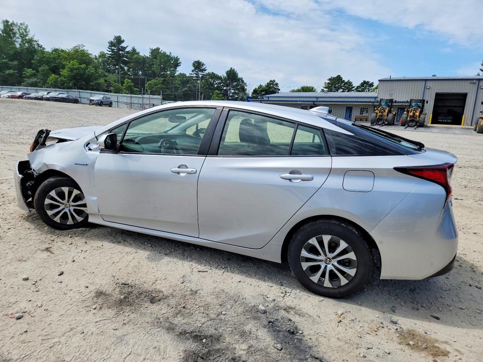 2021 Toyota Prius VIN JTDL9MFU7M3027804 COPART salvage auction — FRONT END, Ma - Cert Of Title-Salvage, sold $475 on 2026-07-23 (photo 2)