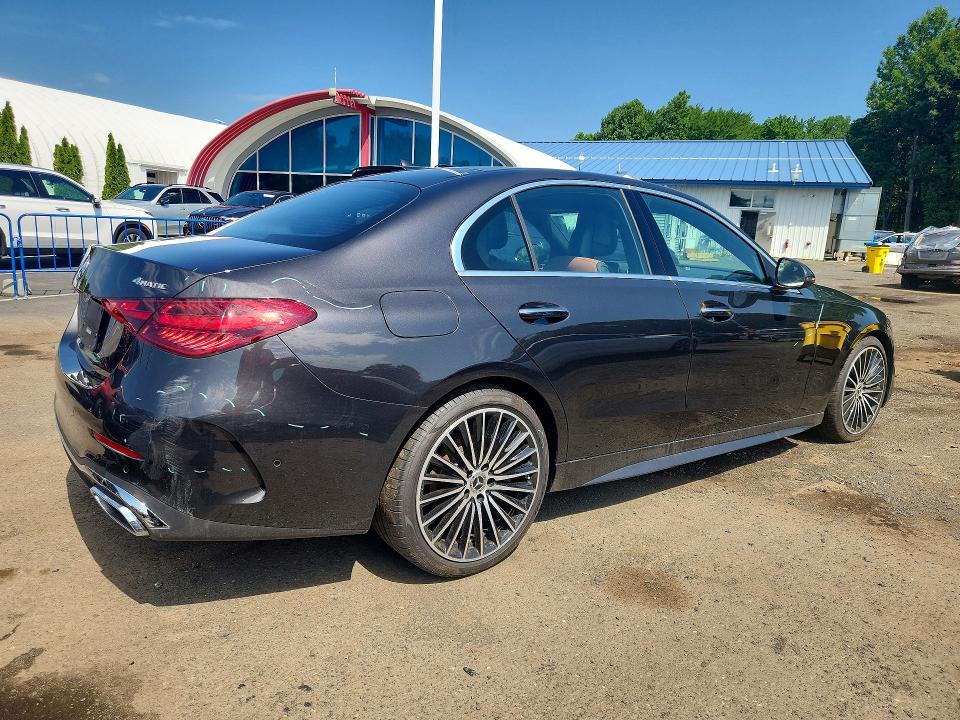 2026 Mercedes-benz C class VIN W1KAF4HB0TR307996 COPART salvage auction — BURN, Ma - Cert Of Title-Salvage, sold $19,300 on 2026-07-09 (photo 3)