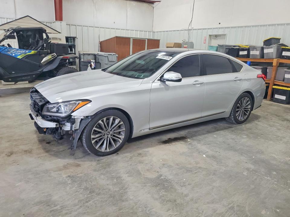2016 Hyundai Genesis VIN KMHGN4JE2GU112962 COPART salvage auction — FRONT END, Ny - Mv-907A Salvage Certificate, sold $550 on 2026-07-29 (photo 1)
