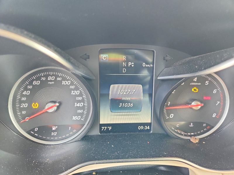 2019 Mercedes-benz Glc VIN WDC0G4KB1KF661449 COPART salvage auction — FRONT END, Salvage Title, sold $10,400 on 2026-08-05 (photo 9)