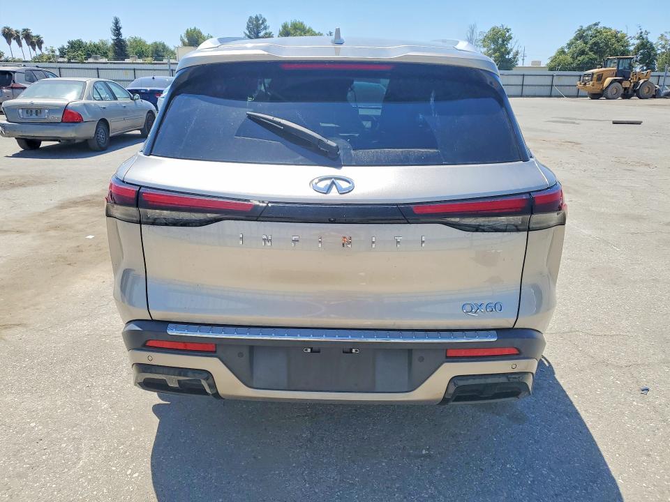 2023 Infiniti Qx60 VIN 5N1DL1FR7PC376073 COPART salvage auction — VANDALISM, CA - SALVAGE CERTIFICATE, sold $10,300 on 2026-08-25 (photo 6)