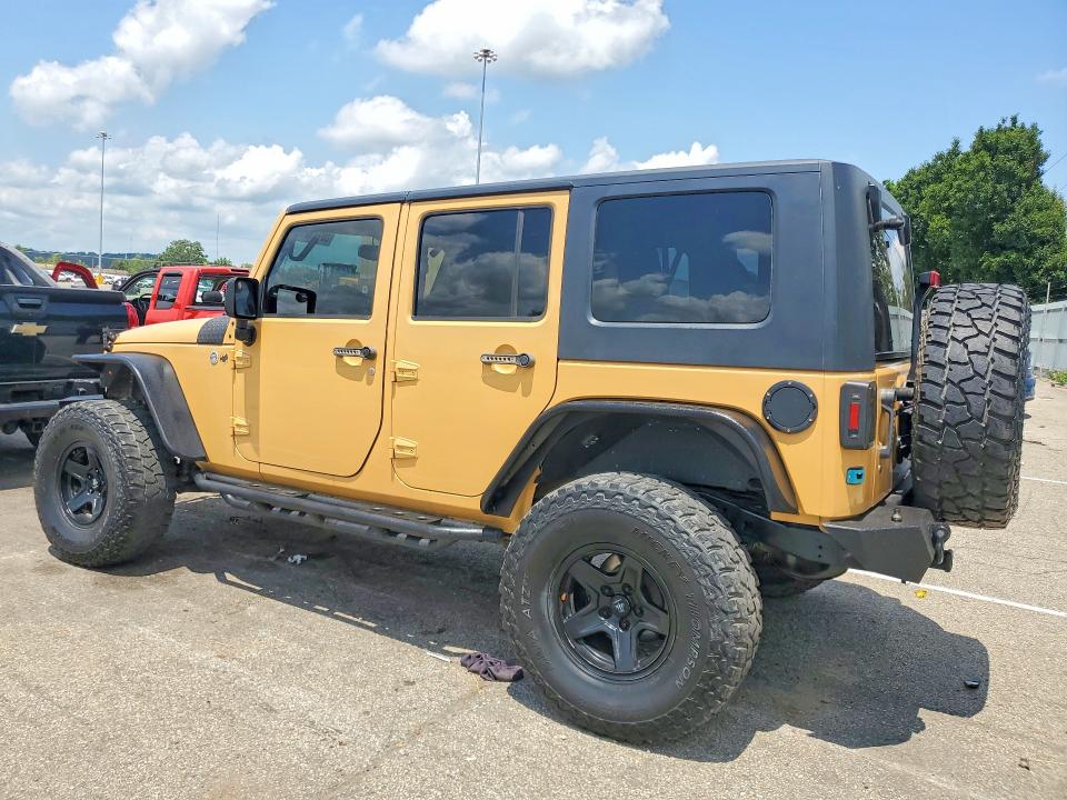 2013 Jeep Wrangler unlimited VIN 1C4BJWDG0DL698243 COPART salvage auction — FRONT END, OH - CERT OF TITLE-SALVAGE, sold $7,400 on 2026-07-22 (photo 2)