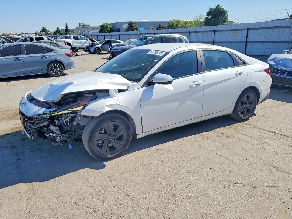 2021 Hyundai Elantra VIN 5NPLS4AG9MH048678 COPART salvage auction — FRONT END, Ca - Salvage Certificate, sold $3,650 on 2026-07-31 (photo 1)