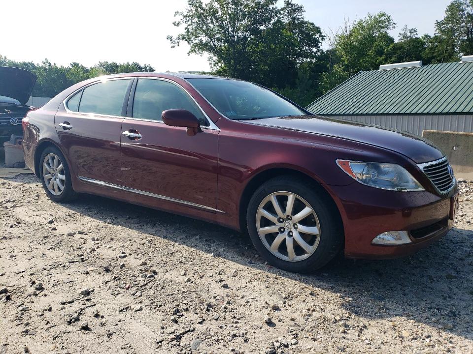 2007 Lexus Ls 460 VIN JTHGL46F775008813 COPART salvage auction — UNDERCARRIAGE, MA - CERT OF TITLE-RECONSTRCTD COLL, sold $750 on 2026-07-15 (photo 4)