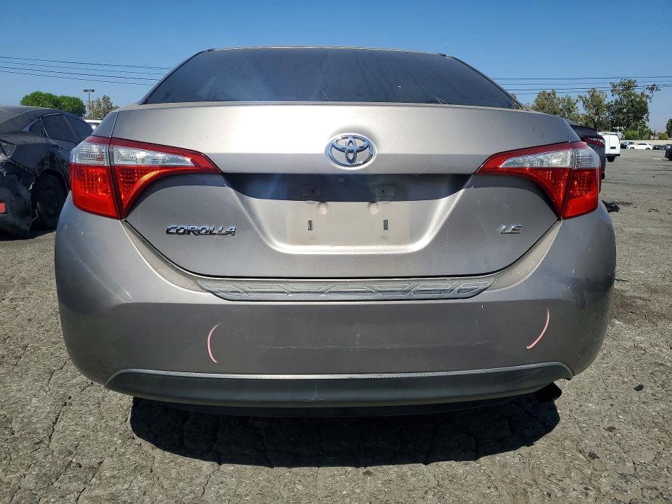 2014 Toyota Corolla VIN 5YFBURHE6EP123980 COPART salvage auction — FRONT END, CA - SALVAGE CERTIFICATE, sold $2,300 on 2026-07-23 (photo 6)