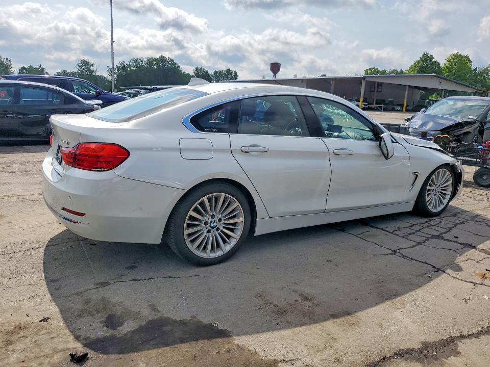 2016 BMW 4er VIN WBA4C9C50GG140942 COPART salvage auction — FRONT END, NY - MV-907A SALVAGE CERTIFICATE, sold $2,400 on 2026-07-28 (photo 3)