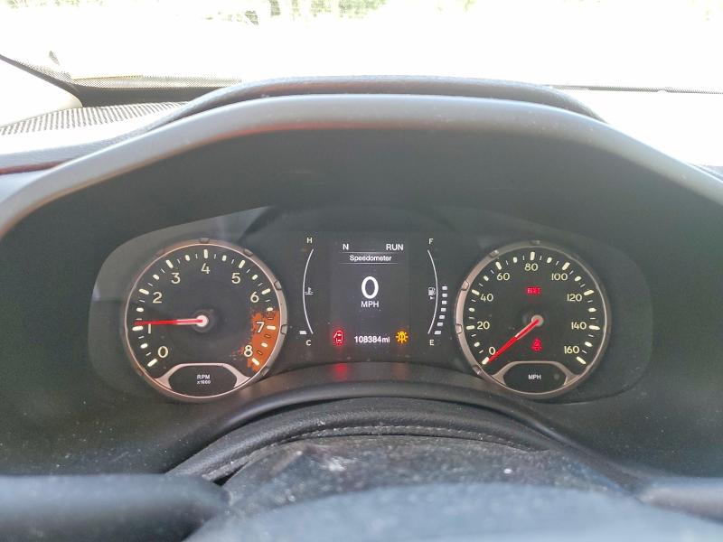 2017 Jeep Renegade VIN ZACCJBAH9HPF39278 COPART salvage auction — FRONT END, Ny - Mv-907A Salvage Certificate, sold $1,100 on 2026-08-17 (photo 9)