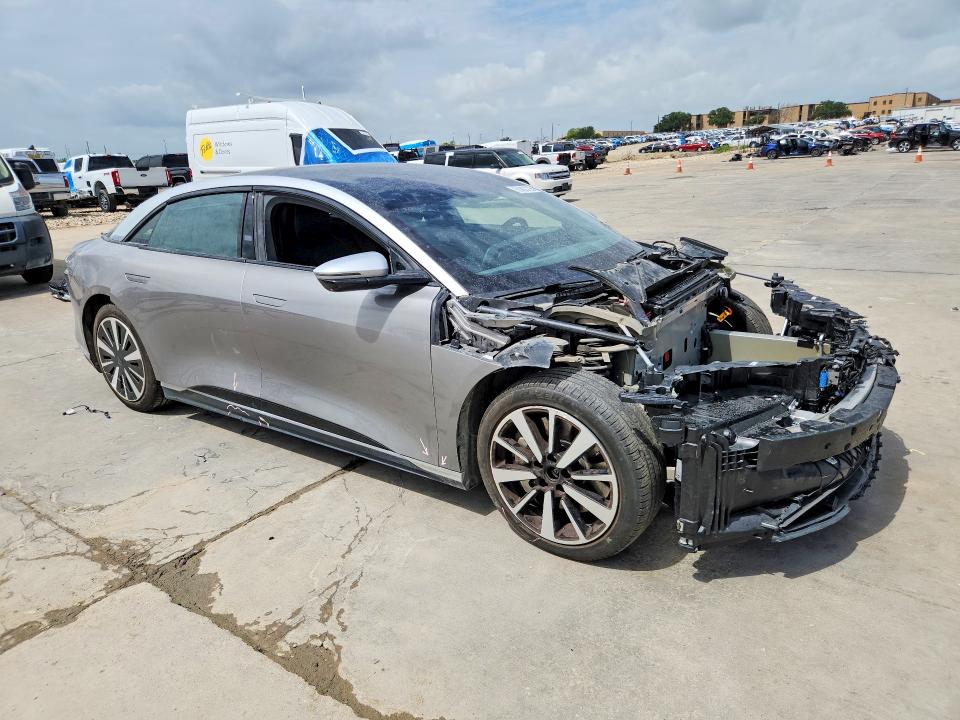 2023 Lucid Air VIN 50EA1GBA6PA005994 COPART salvage auction — FRONT END, Tx - Certificate Of Title, sold $8,500 on 2026-08-27 (photo 4)