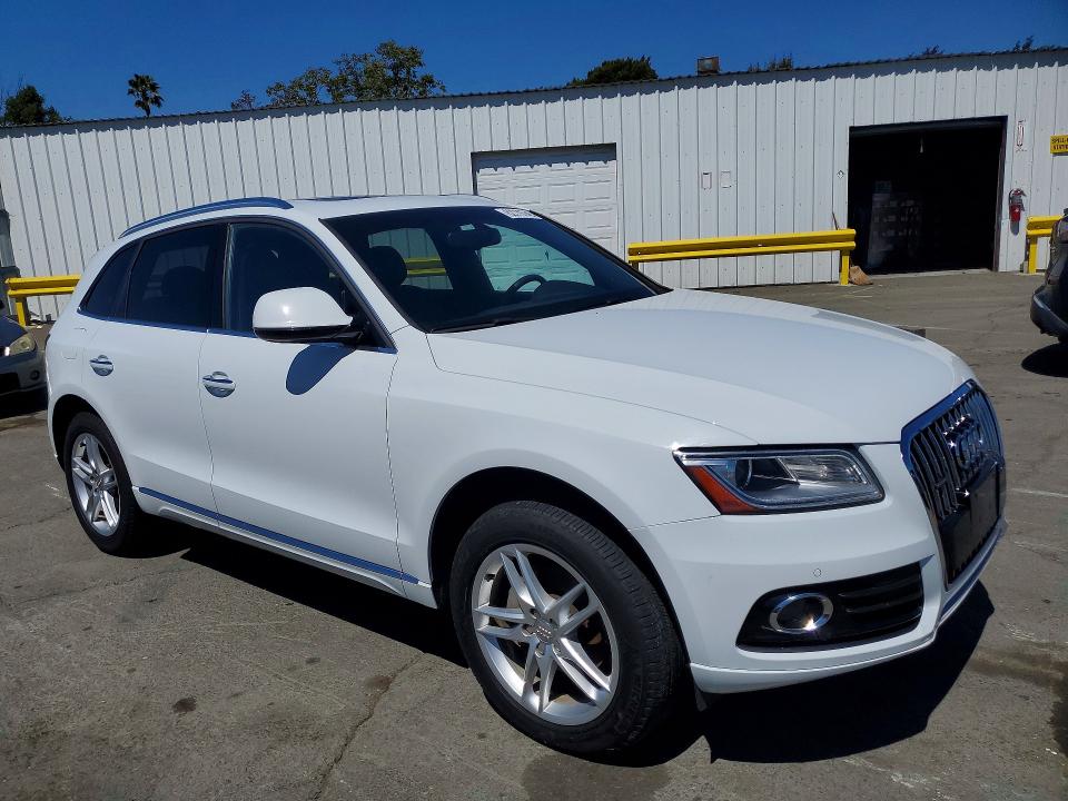 2016 Audi Q5 VIN WA1L2AFP1GA130577 COPART salvage auction — MECHANICAL, Ca - Dis/Dlr/Exp Only Clean Title, sold $1,850 on 2026-07-31 (photo 4)
