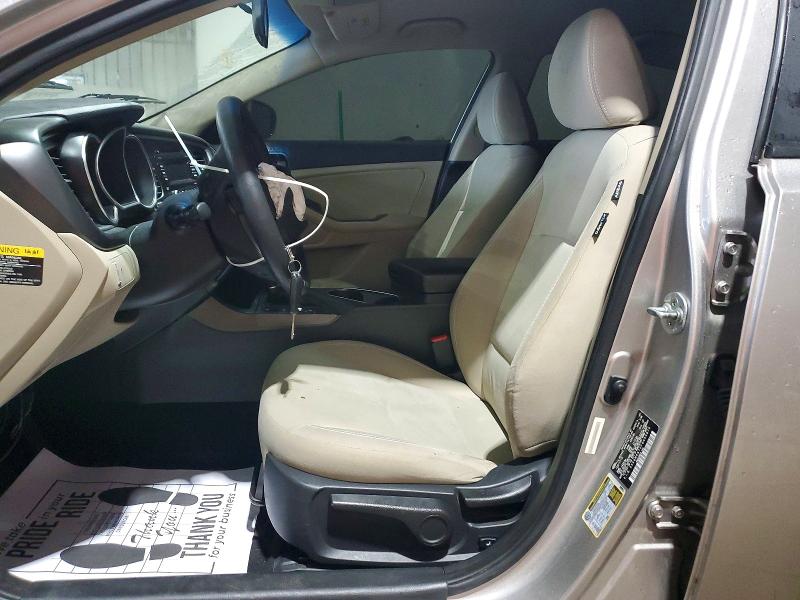 2015 Kia Optima VIN 5XXGM4A72FG454876 COPART salvage auction — FRONT END, PA - CERTIFICATE OF SALVAGE, sold $125 on 2026-07-30 (photo 7)