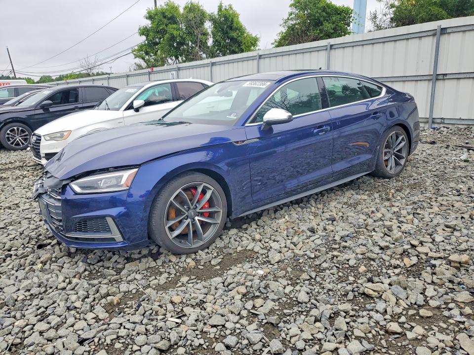 2019 Audi Rs5 VIN WAUB4CF54KA078146 COPART salvage auction — FRONT END, NJ - CERT OF TITLE-SALVAGE, sold $300 on 2026-07-29 (photo 1)
