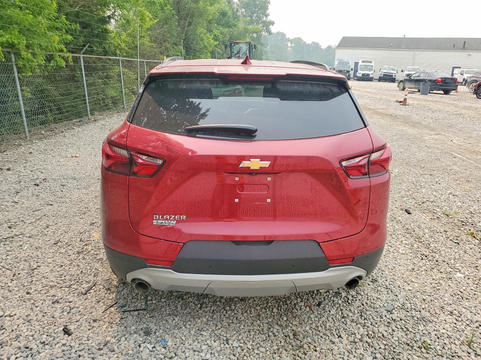 2020 Chevrolet Blazer VIN 3GNKBCRSXLS666764 COPART salvage auction — HAIL, Oh - Cert Of Title-Salvage, sold $9,200 on 2026-08-19 (photo 6)