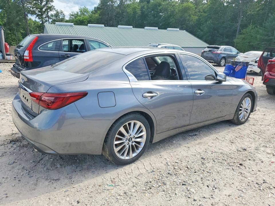 2019 Infiniti Q50 VIN JN1EV7AR1KM559553 COPART salvage auction — SIDE, Ma - Cert Of Title-Slvg Repair Thft, sold $2,250 on 2026-07-22 (photo 3)