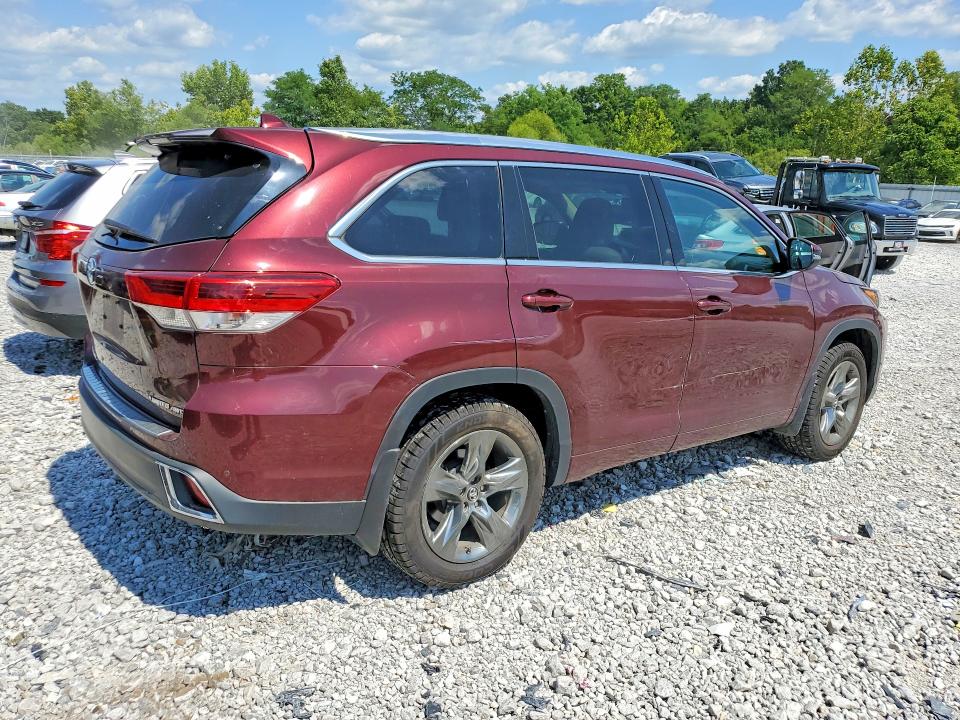 2017 Toyota Highlander VIN 5TDDZRFH1HS367152 COPART salvage auction — WATER/FLOOD, Oh - Cert Of Title-Salvage Flood, sold $13,500 on 2026-08-21 (photo 3)